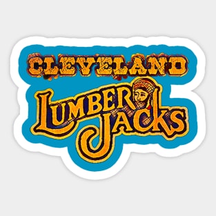 Cleveland Lumberjacks Hockey Sticker